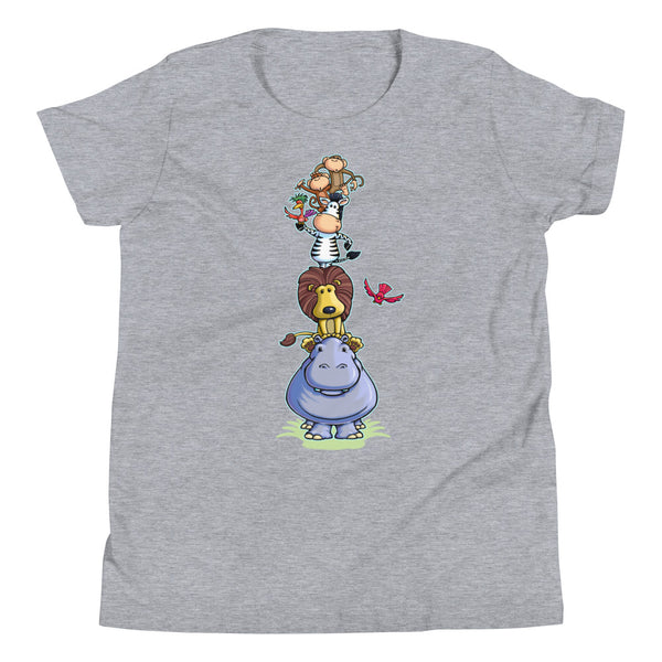 Animal Tower Youth Short Sleeve T-Shirt