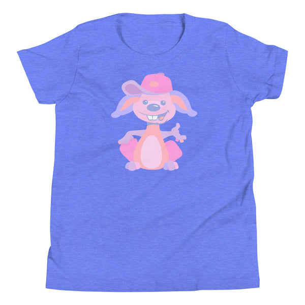 Bunny Hat Pink Youth Short Sleeve T-Shirt