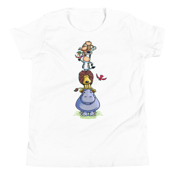 Animal Tower Youth Short Sleeve T-Shirt