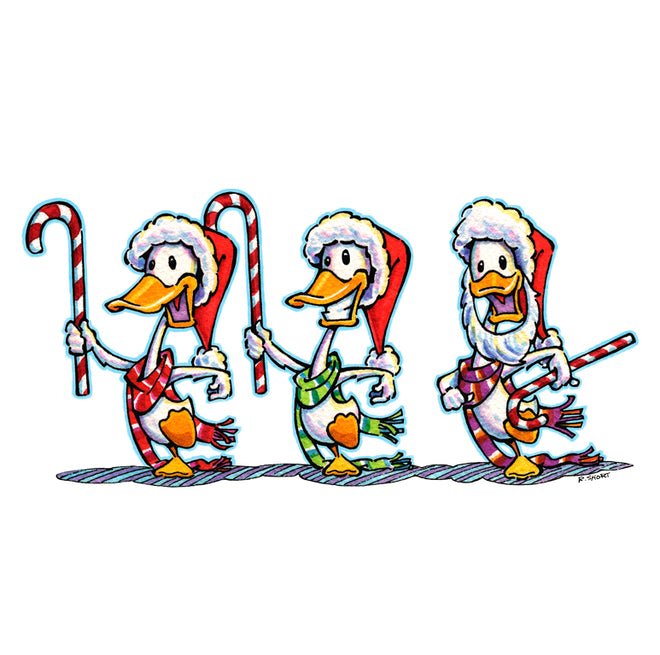 Ducks Candy Cane Christmas