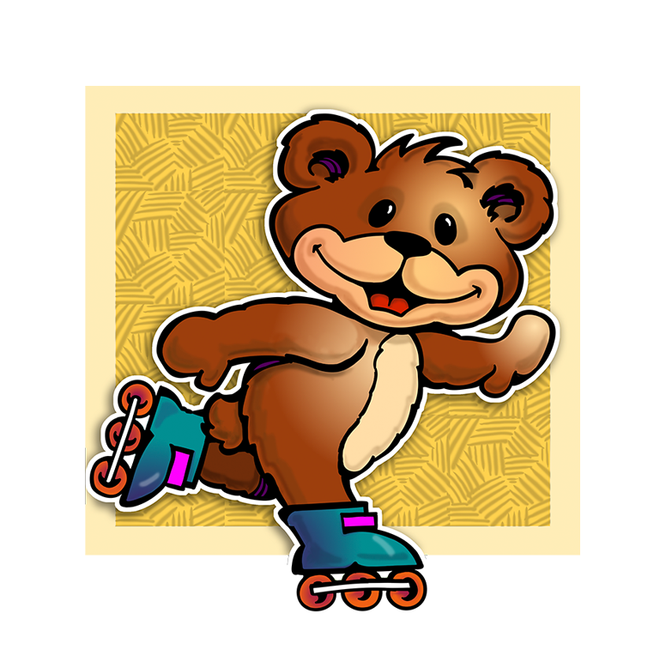 Skating Teddy