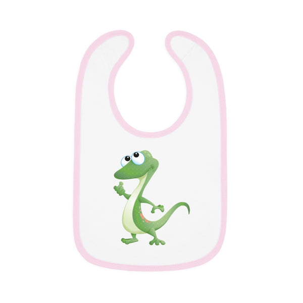 Gecko Baby Contrast Trim Jersey Bib