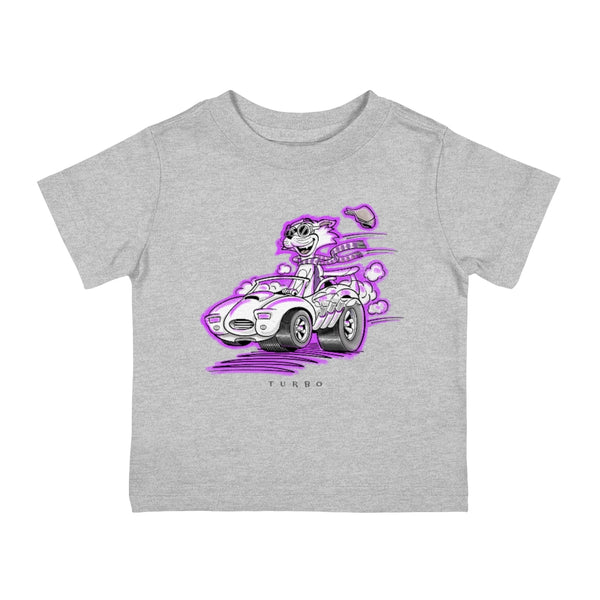 Speedy Cat Purple Infant Cotton Jersey Tee