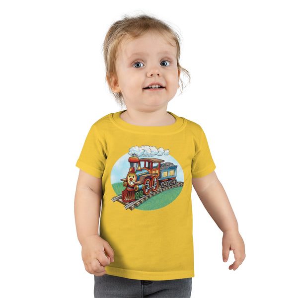 Choo Choo Oval Toddler T-shirt