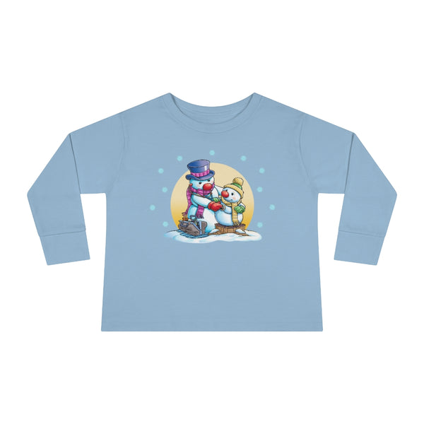 Dr. Frosty Christmas Toddler Long Sleeve Tee