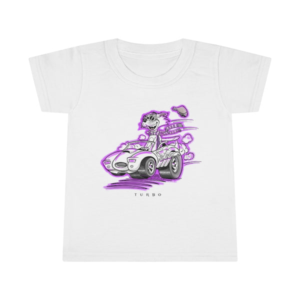 Speedy Cat Purple Toddler T-shirt