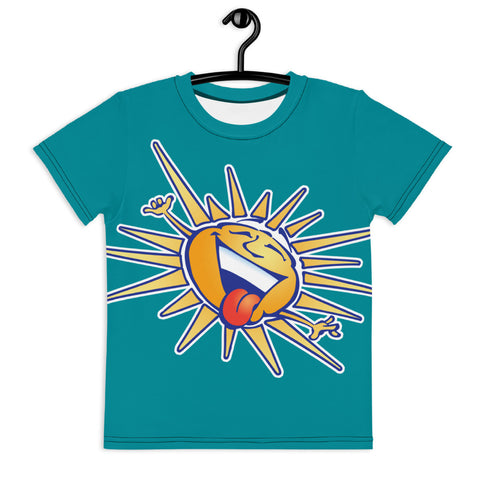 Big Happy Sun Kids crew neck t-shirt