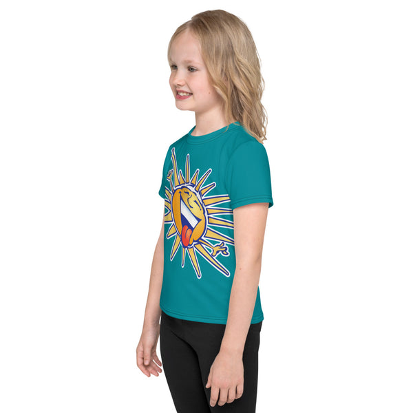 Big Happy Sun Kids crew neck t-shirt