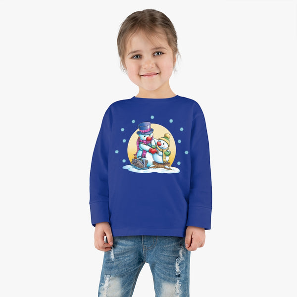Dr. Frosty Christmas Toddler Long Sleeve Tee