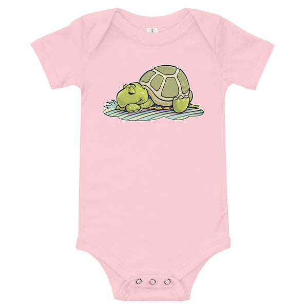 Sleepy Turtle Baby short sleeve one piece