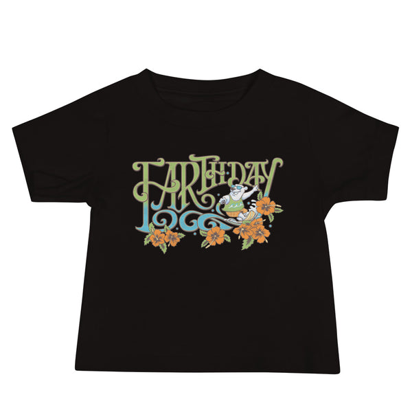 Earthday Bear Surf Baby Jersey Short Sleeve Tee