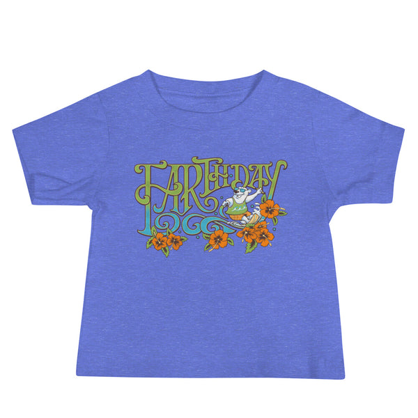 Earthday Bear Surf Baby Jersey Short Sleeve Tee