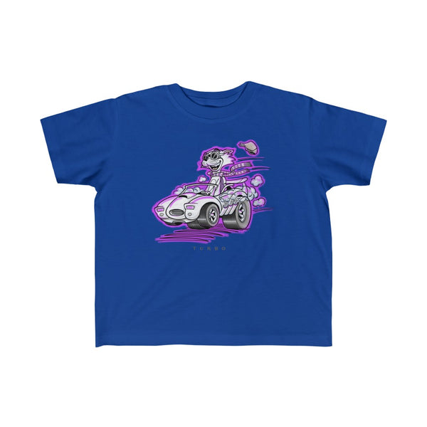 Speedy Cat Purple Kid's Fine Jersey Tee