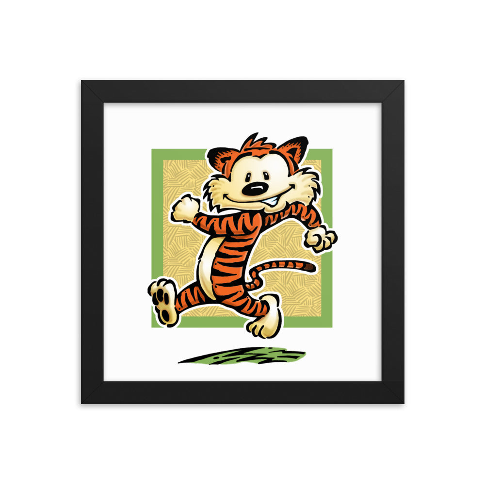 Tiger Runner Framed poster