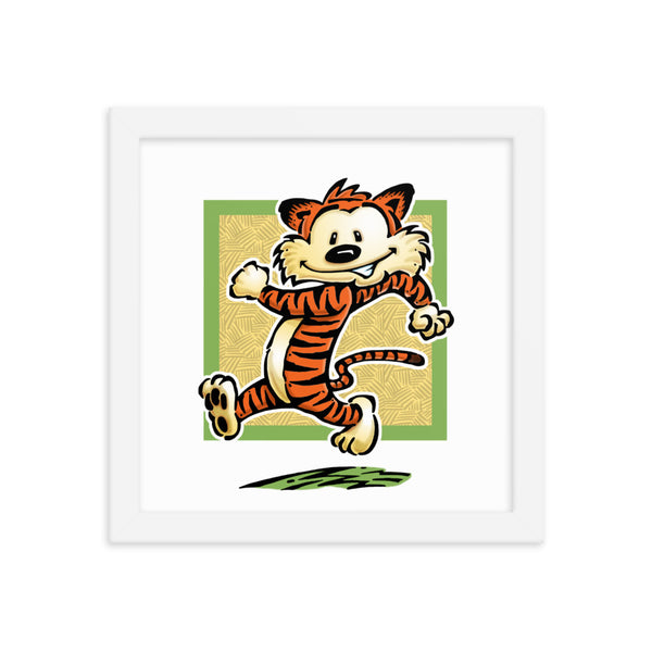 Tiger Runner Framed poster