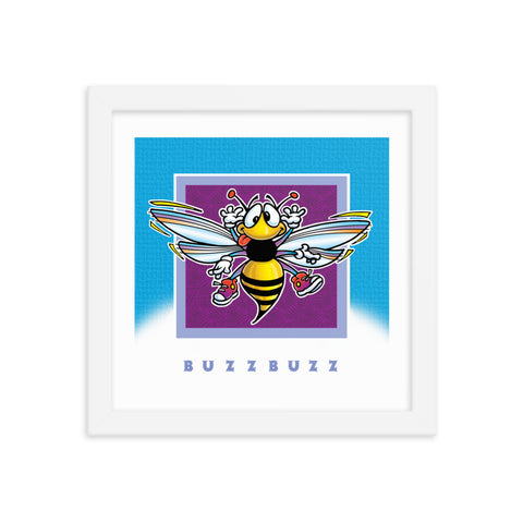 Happy Hornet Buzz Buzz Framed poster