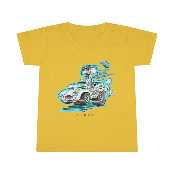 Speedy Cat Cyan Toddler T-shirt