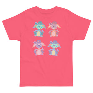 Bunny Hat Group Toddler jersey t-shirt