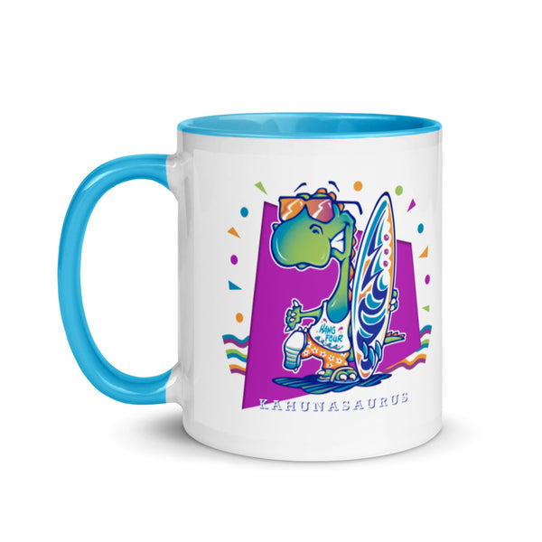 Kahunasaurus Mug with Color Inside