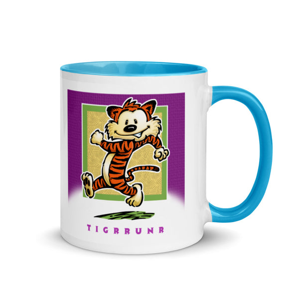 Tiger Runner Mug with Color Inside