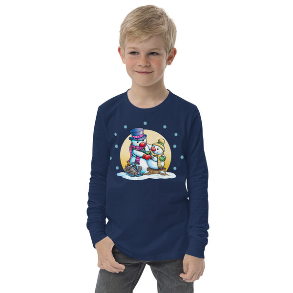 Dr. Frosty Christmas Youth long sleeve tee