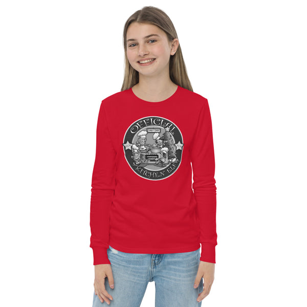 Kitchen Elves Christmas Youth long sleeve tee