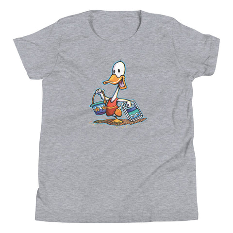 Beach Duck Single Youth Short Sleeve T-Shirt