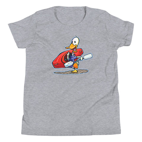 Kayak Duck Single Youth Short Sleeve T-Shirt