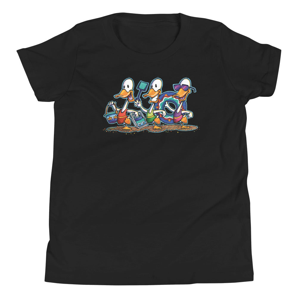 Beach Ducks Youth Short Sleeve T-Shirt