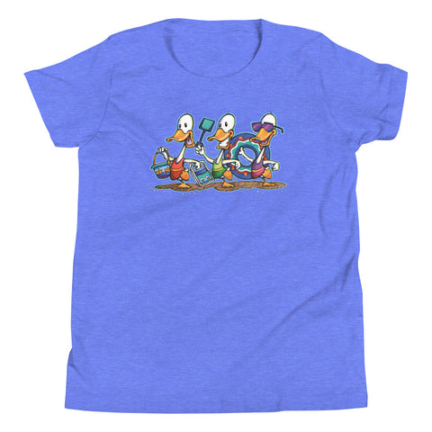 Beach Ducks Youth Short Sleeve T-Shirt