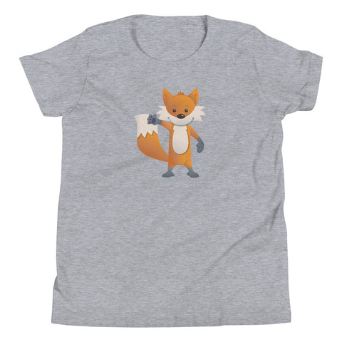Fox Waving Youth Short Sleeve T-Shirt