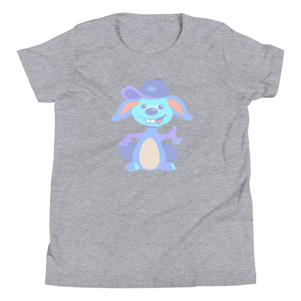 Bunny Hat Blue Youth Short Sleeve T-Shirt