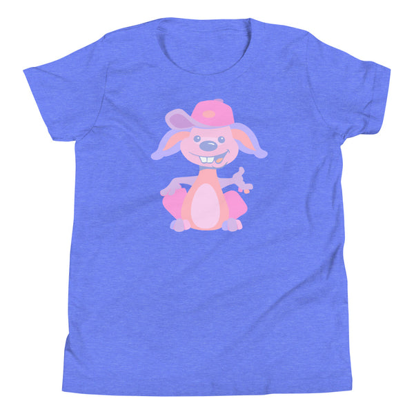 Bunny Hat Pink Youth Short Sleeve T-Shirt